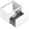 Mexen Orio meuble de salle de bain sous-vasque 60 cm, 1 tiroir, blanc mat - 91A10-06047-1-BF01