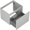 Mexen Orio armoire de salle de bain sous-lavabo 60 cm, 1 tiroir, gris mat - 91A10-06047-1-BF62