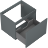 Mexen Orio meuble de salle de bain sous-lavabo 60 cm, 1 tiroir, graphite mat - 91A10-06047-1-BF66