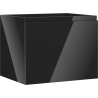 Mexen Orio meuble de salle de bain sous lavabo 60 cm, 1 tiroir, noir brillant - 91A10-06047-1-BF70