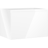 Mexen Orio armoire de salle de bains sous lavabo 70 cm, 1 tiroir, blanc brillant - 91A10-07047-1-BF00