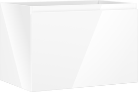 Mexen Orio armoire de salle de bains sous lavabo 70 cm, 1 tiroir, blanc brillant - 91A10-07047-1-BF00