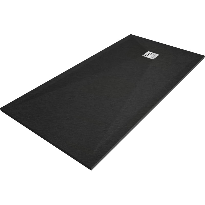 Mexen Stone+ receveur de douche composite rectangulaire 200 x 90 cm, noir - 44709020