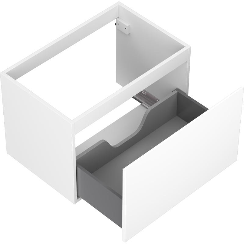 Mexen Orio meuble de salle de bain sous lavabo 70 cm, 1 tiroir, blanc mat - 91A10-07047-1-BF01