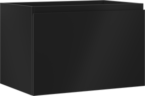 Mexen Orio armoire de salle de bain sous lavabo 70 cm, 1 tiroir, noir mat - 91A10-07047-1-BF71