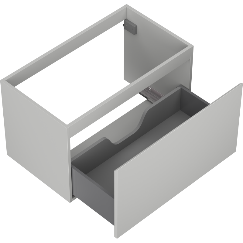 Mexen Orio armoire de salle de bain sous lavabo 80 cm, 1 tiroir, gris mat - 91A10-08047-1-BF62