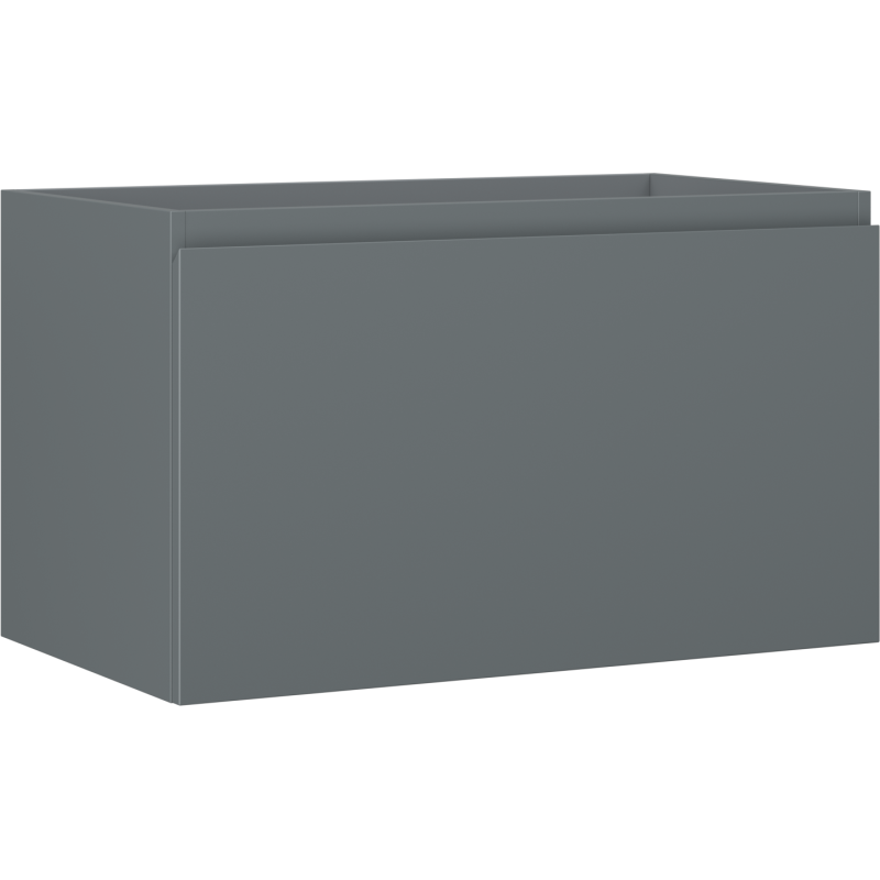 Mexen Orio meuble de salle de bain sous-vasque 80 cm, 1 tiroir, graphite mat - 91A10-08047-1-BF66