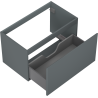Mexen Orio meuble de salle de bain sous-vasque 80 cm, 1 tiroir, graphite mat - 91A10-08047-1-BF66