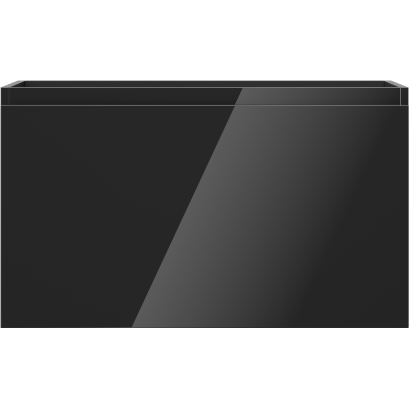 Mexen Orio meuble de salle de bain sous lavabo 80 cm, 1 tiroir, noir brillant - 91A10-08047-1-BF70