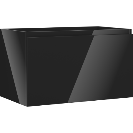 Mexen Orio meuble de salle de bain sous-vasque 80 cm, 1 tiroir, noir brillant - 91A10-08047-1-BF70