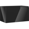 Mexen Orio meuble de salle de bain sous-vasque 80 cm, 1 tiroir, noir brillant - 91A10-08047-1-BF70
