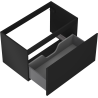 Mexen Orio meuble de salle de bain sous lavabo 80 cm, 1 tiroir, noir mat - 91A10-08047-1-BF71