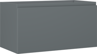 Mexen Orio meuble sous-vasque 90 cm, 1 tiroir, graphite mat - 91A10-09047-1-BF66