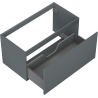 Mexen Orio meuble sous-vasque 90 cm, 1 tiroir, graphite mat - 91A10-09047-1-BF66