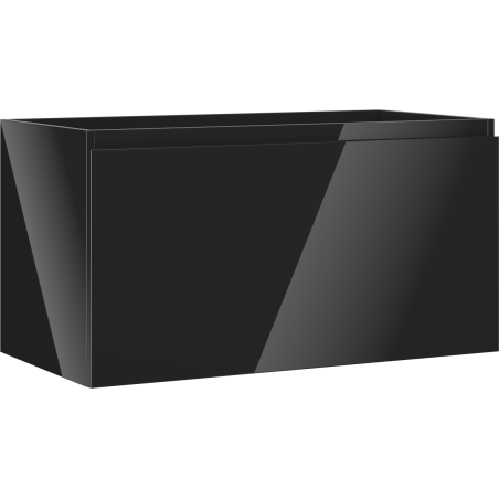 Mexen Orio armoire de salle de bain sous lavabo 90 cm, 1 tiroir, noir brillant - 91A10-09047-1-BF70