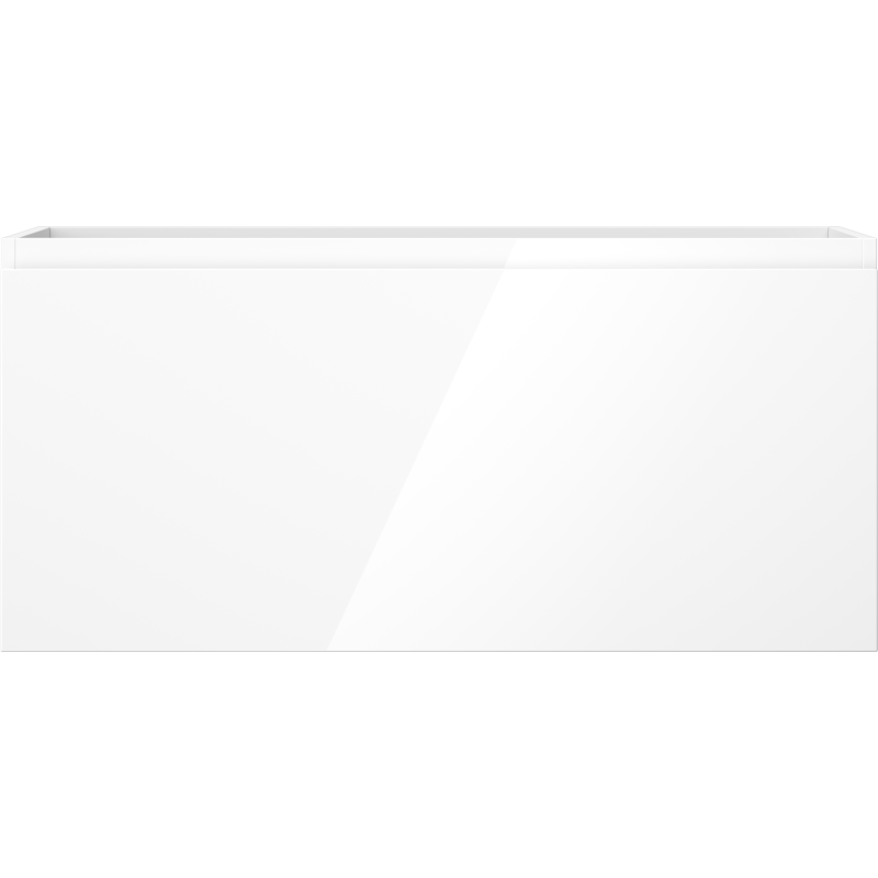 Mexen Orio meuble de salle de bain sous lavabo 100 cm, 1 tiroir, blanc brillant - 91A10-10047-1-BF00
