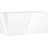 Mexen Orio meuble de salle de bains sous lavabo 100 cm, 1 tiroir, blanc brillant - 91A10-10047-1-BF00