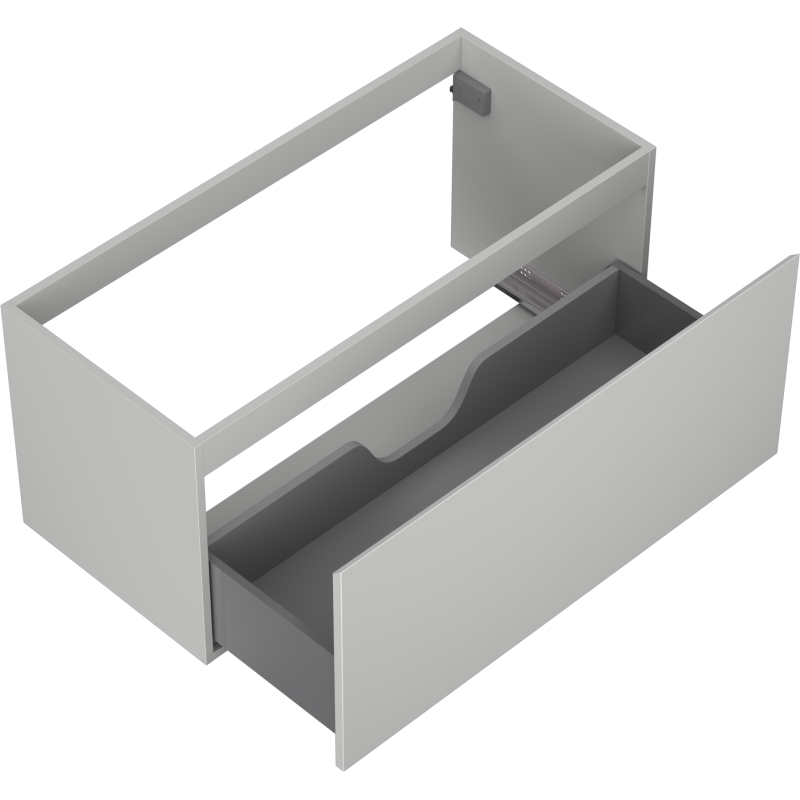 Mexen Orio meuble de salle de bain sous lavabo 100 cm, 1 tiroir, gris mat - 91A10-10047-1-BF62