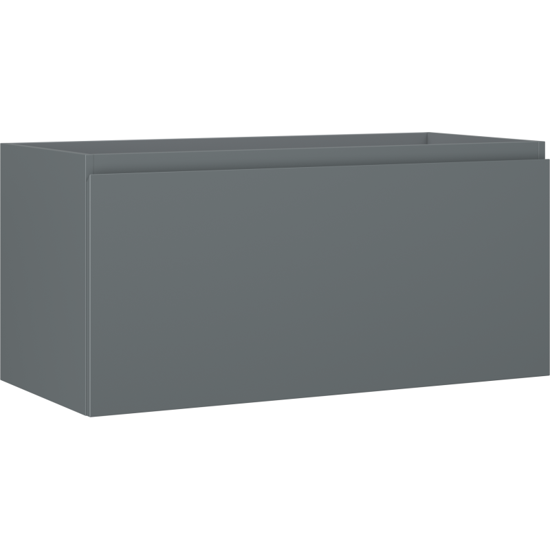 Mexen Orio meuble sous-lavabo 100 cm, 1 tiroir, graphite mat - 91A10-10047-1-BF66