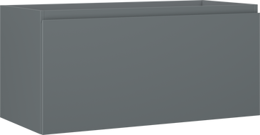 Mexen Orio meuble sous-lavabo 100 cm, 1 tiroir, graphite mat - 91A10-10047-1-BF66