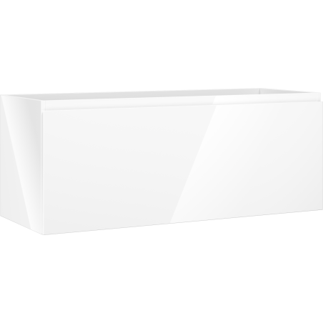 Mexen Orio meuble de salle de bains sous-vasque 120 cm, 1 tiroir, blanc brillant - 91A10-12047-1-BF00