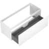 Mexen Orio meuble de salle de bains sous-lavabo 120 cm, 1 tiroir, blanc mat - 91A10-12047-1-BF01