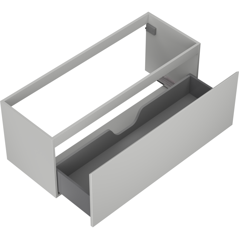 Mexen Orio meuble de salle de bains sous-vasque 120 cm, 1 tiroir, gris mat - 91A10-12047-1-BF62