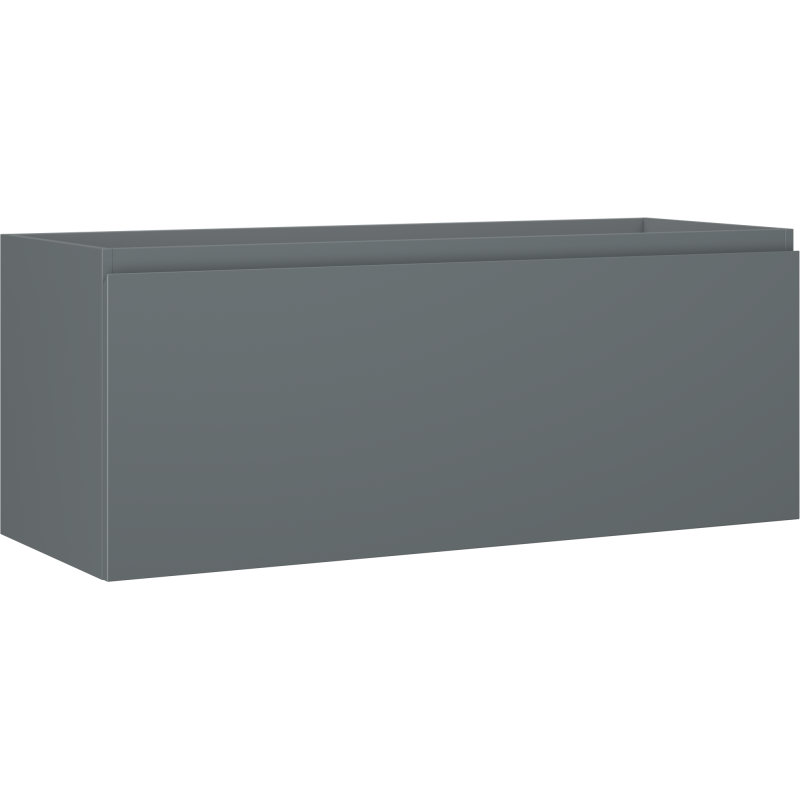 Mexen Orio armoire de salle de bain sous-vasque 120 cm, 1 tiroir, graphite mat - 91A10-12047-1-BF66