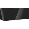 Mexen Orio meuble de salle de bain sous lavabo 120 cm, 1 tiroir, noir brillant - 91A10-12047-1-BF70