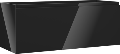 Mexen Orio armoire de salle de bain sous lavabo 120 cm, 1 tiroir, noir brillant - 91A10-12047-1-BF70