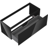 Mexen Orio meuble de salle de bain sous lavabo 120 cm, 1 tiroir, noir brillant - 91A10-12047-1-BF70
