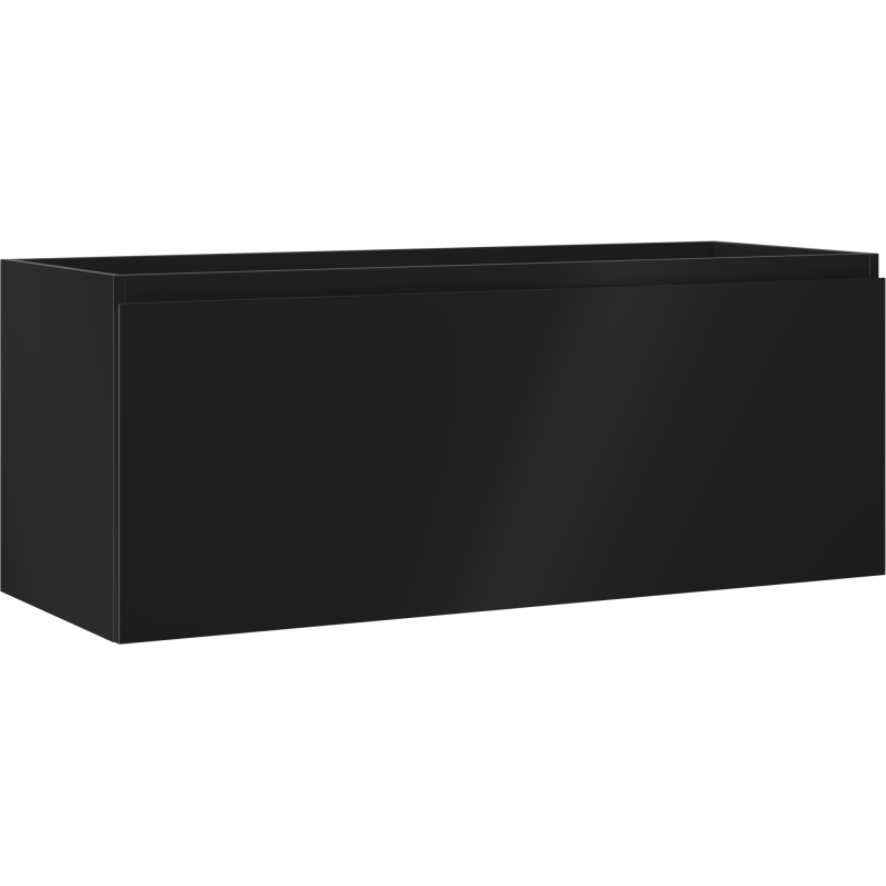 Mexen Orio meuble de salle de bain sous-lavabo 120 cm, 1 tiroir, noir mat - 91A10-12047-1-BF71