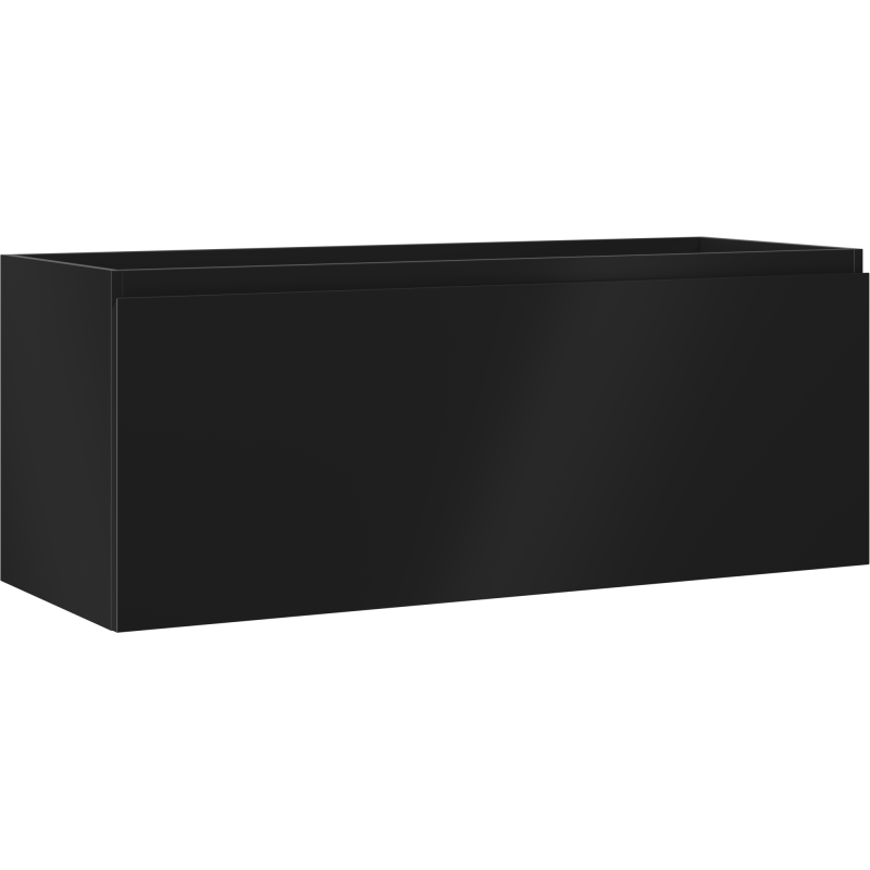 Mexen Orio meuble de salle de bain sous-vasque 120 cm, 1 tiroir, noir mat - 91A10-12047-1-BF71