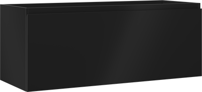 Mexen Orio meuble de salle de bain sous-vasque 120 cm, 1 tiroir, noir mat - 91A10-12047-1-BF71
