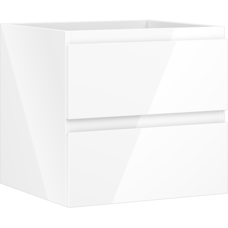Mexen Orio armoire de salle de bains sous lavabo 50 cm, 2 tiroirs, blanc brillant - 91A10-05047-2-BFF00