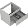Mexen Orio meuble de salle de bain sous-lavabo 50 cm, 2 tiroirs, gris mat - 91A10-05047-2-BFF62