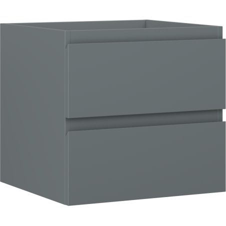 Mexen Orio meuble de salle de bain sous-lavabo 50 cm, 2 tiroirs, graphite mat - 91A10-05047-2-BFF66