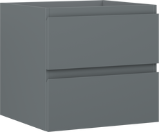 Mexen Orio meuble de salle de bain sous-lavabo 50 cm, 2 tiroirs, graphite mat - 91A10-05047-2-BFF66