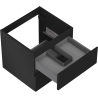 Mexen Orio meuble de salle de bain sous lavabo 50 cm, 2 tiroirs, noir mat - 91A10-05047-2-BFF71