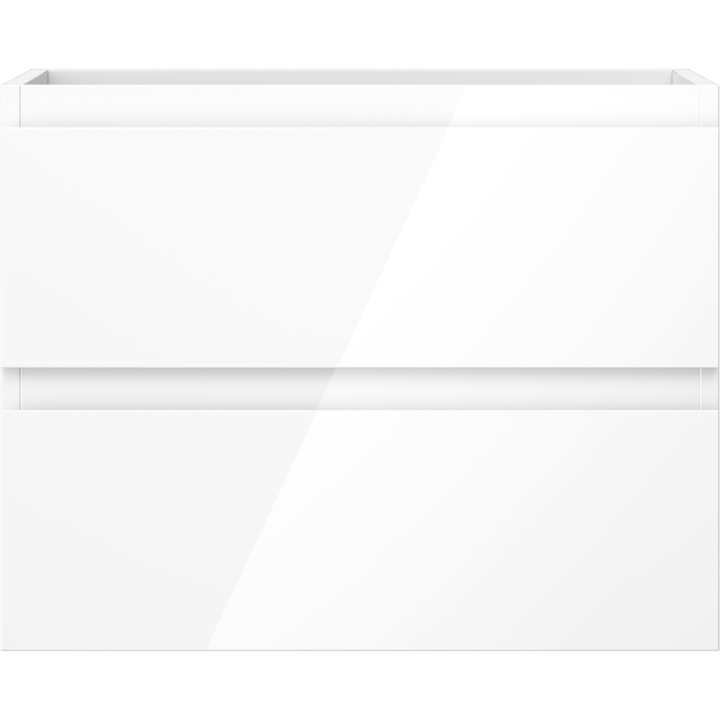 Mexen Orio meuble-lavabo salle de bain 60 cm, 2 tiroirs, blanc brillant - 91A10-06047-2-BFF00