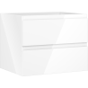 Mexen Orio meuble-lavabo salle de bain 60 cm, 2 tiroirs, blanc brillant - 91A10-06047-2-BFF00
