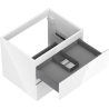 Mexen Orio meuble de salle de bain sous lavabo 60 cm, 2 tiroirs, blanc brillant - 91A10-06047-2-BFF00