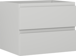 Mexen Orio armoire de salle de bains sous-lavabo 60 cm, 2 tiroirs, gris mat - 91A10-06047-2-BFF62