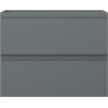 Mexen Orio meuble de salle de bain sous-lavabo 60 cm, 2 tiroirs, graphite mat - 91A10-06047-2-BFF66