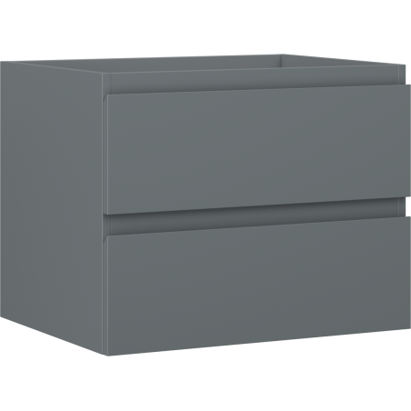 Mexen Orio meuble de salle de bains sous lavabo 60 cm, 2 tiroirs, graphite mat - 91A10-06047-2-BFF66