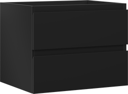 Mexen Orio armoire de salle de bain sous-lavabo 60 cm, 2 tiroirs, noir mat - 91A10-06047-2-BFF71