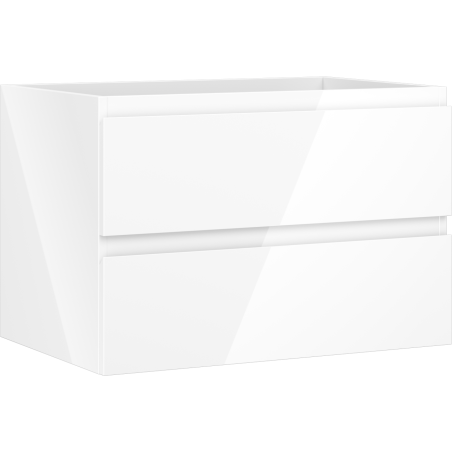 Mexen Orio armoire de salle de bains sous-vasque 70 cm, 2 tiroirs, blanc brillant - 91A10-07047-2-BFF00
