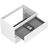 Mexen Orio meuble de salle de bain sous-vasque 70 cm, 2 tiroirs, blanc mat - 91A10-07047-2-BFF01