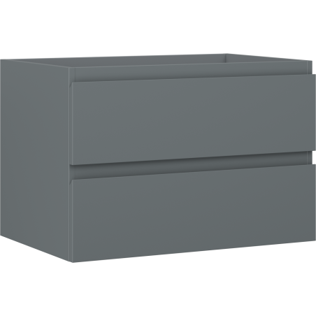 Mexen Orio meuble de salle de bains sous lavabo 70 cm, 2 tiroirs, graphite mat - 91A10-07047-2-BFF66