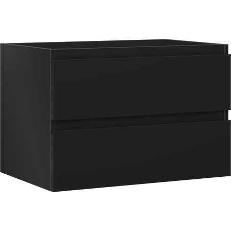 Mexen Orio meuble de salle de bain sous lavabo 70 cm, 2 tiroirs, noir mat - 91A10-07047-2-BFF71